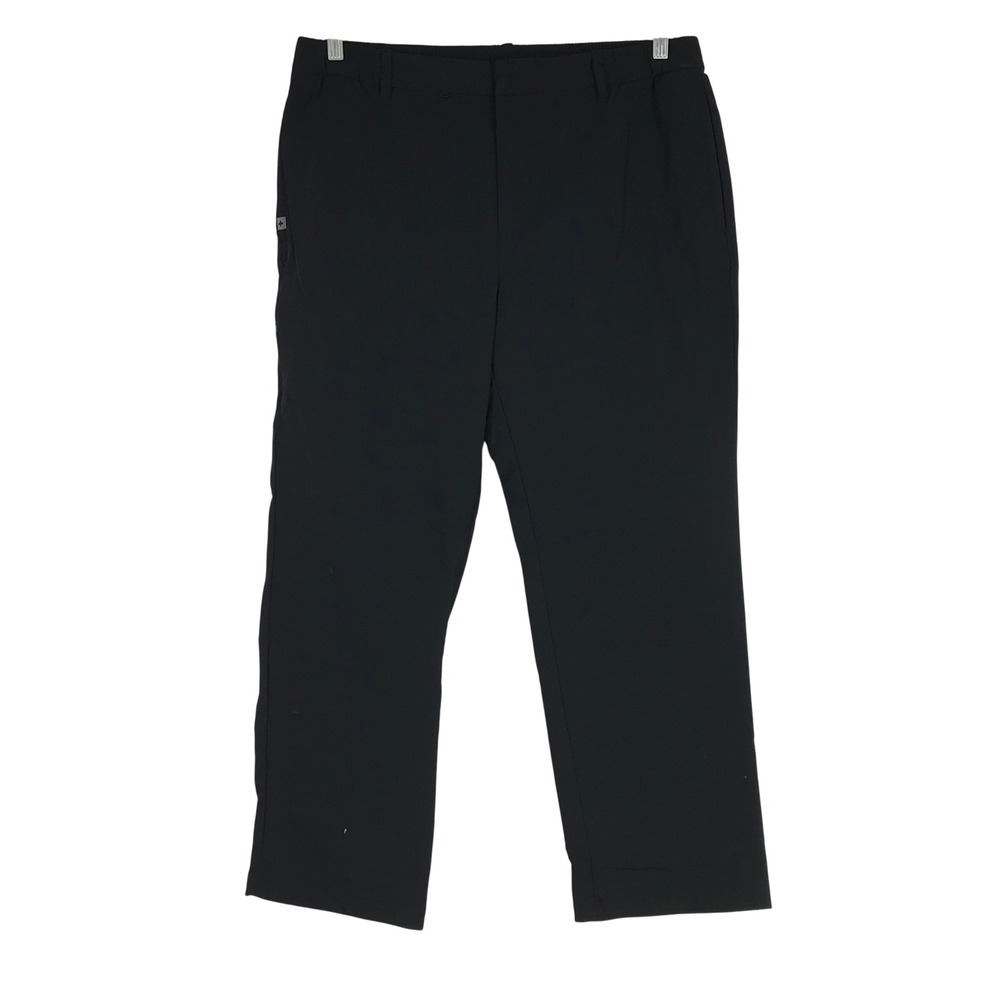 FIGS PRO Men Black Scrub Pants Elastic Waist Straight Leg M23WW2002S Large Short
